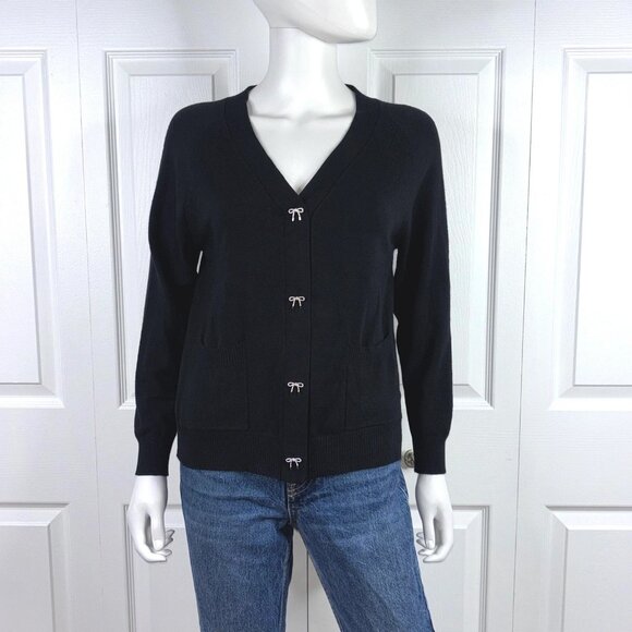 VILA MILANO black knit sweater women's small - Picture 1 of 2